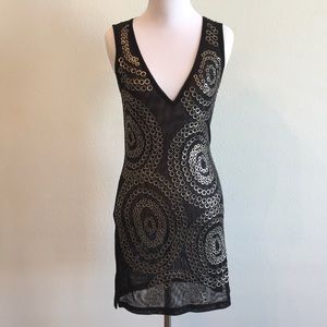 Arden B Dresses - Arden B. Black and Silver mesh dress Small Arden B Dresses - Arden B. Black and Silver mesh dress Small
